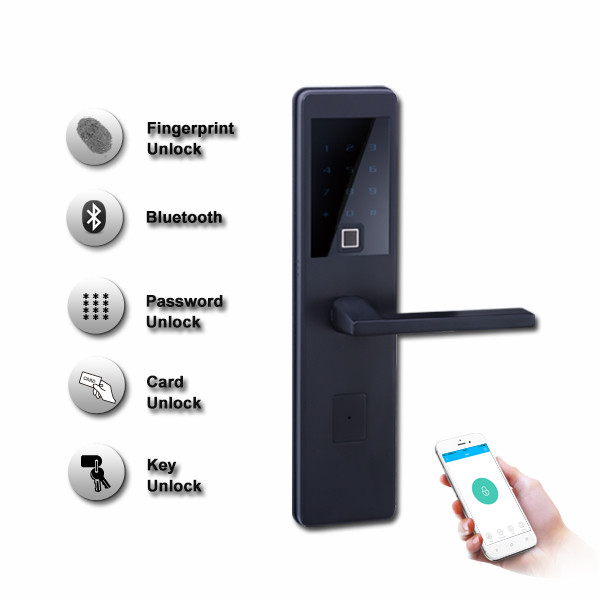 Έξυπνη κλειδαριά πορτών Bluetooth ξενοδοχείων γραφείων, ελεγχόμενη Smartphone κλειδαριά πορτών
