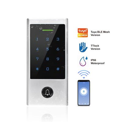 Σύστημα ελέγχου πρόσβασης Wifi Tuya IP66 Αδιάβροχο Touch Keypad RFID Card Reader Ανεξάρτητος έλεγχος πρόσβασης με TTLock Door